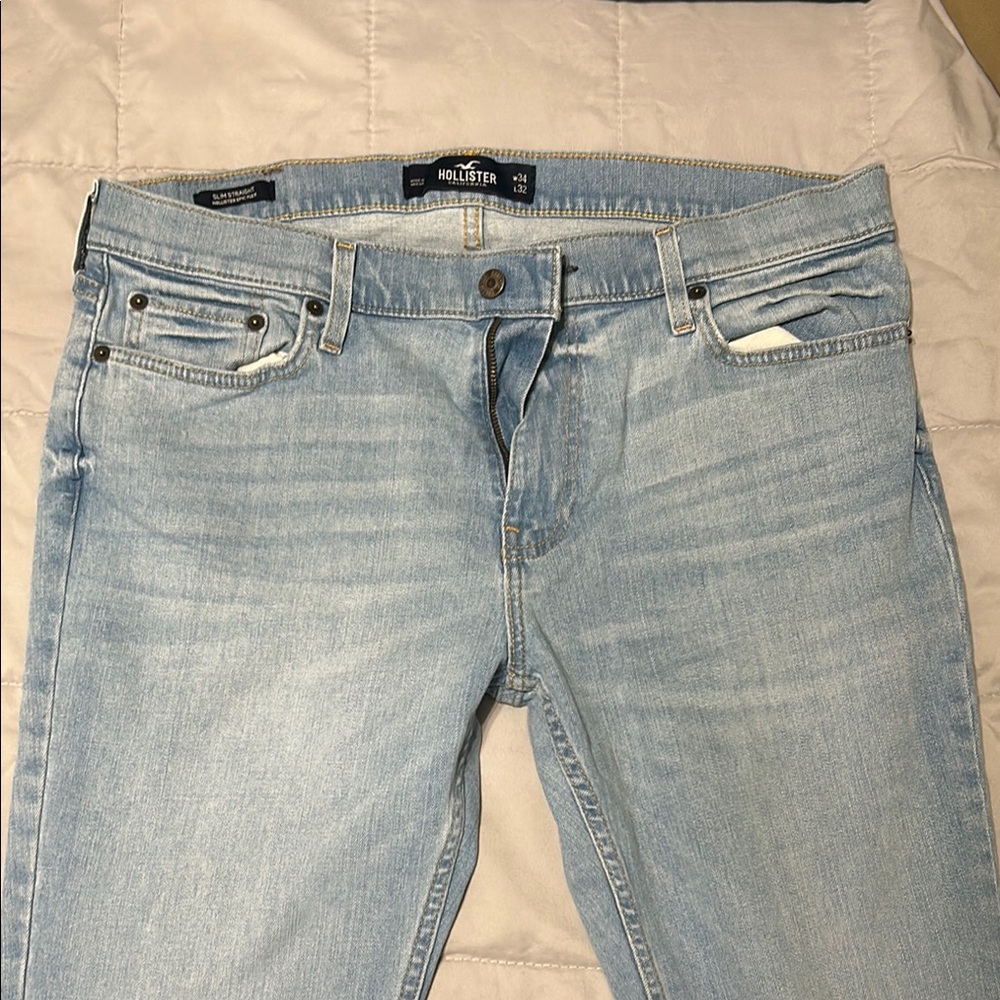 Hollister Sky Blue Denim Pants